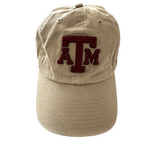 47 Brand Texas A&M Aggies Cap Hat Twill Khaki OSFM Embroidered Logo Sporty